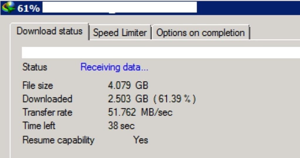 DailyUploads download speed